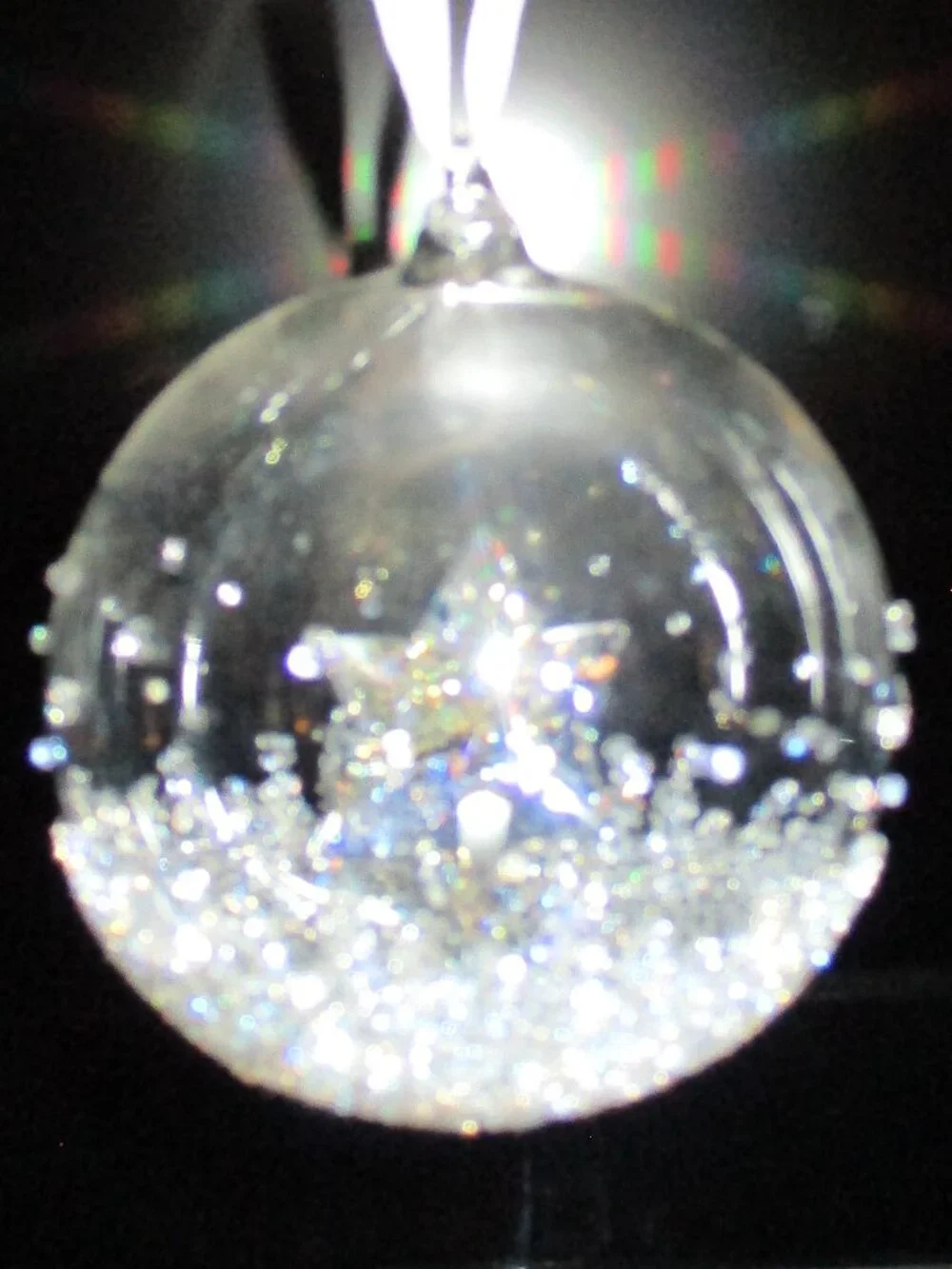 Swarovski 2014 Annual Christmas Star in Ball Ornament  in box